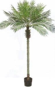 One 7.5 Foot Artificial Phoenix Palm Tree Potted Indoor Outdoor Date Florida