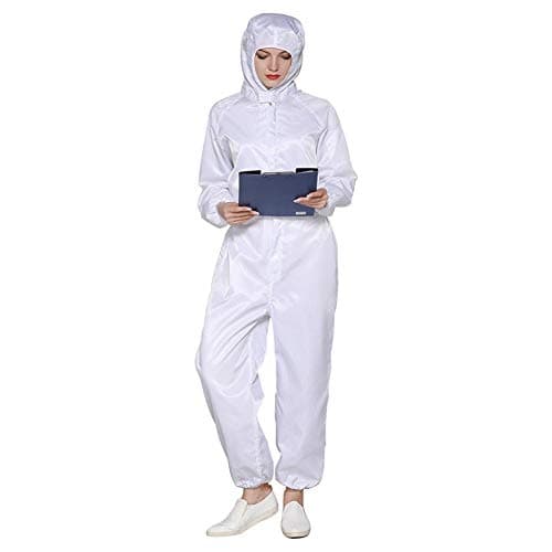 Valcatch Reusable Protective Clothing, Dust-proof And Anti-static,Elastic Cuff Overalls,Multiple Sizes,S-XXXL