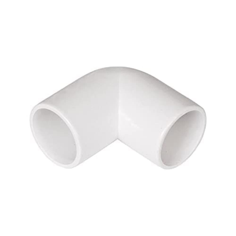 Merriway BH04131 Overflow Pipe Fitting 90 Degrees Elbow Bend, 22 mm - White