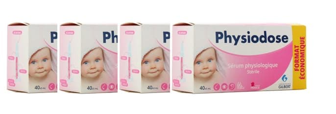 Gilbert Physiodose Sterile Physiological Serum 4 x 40 Single Doses