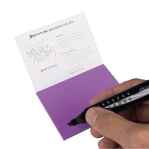 Presentation Cards Self-Adhesive Notes S 10x7,4 cm 95BLATT PP Purple
