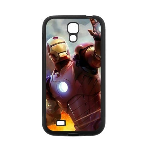 Custom Iron Man Back Cover Case for SamSung Galaxy S4 I9500 JNS4-190