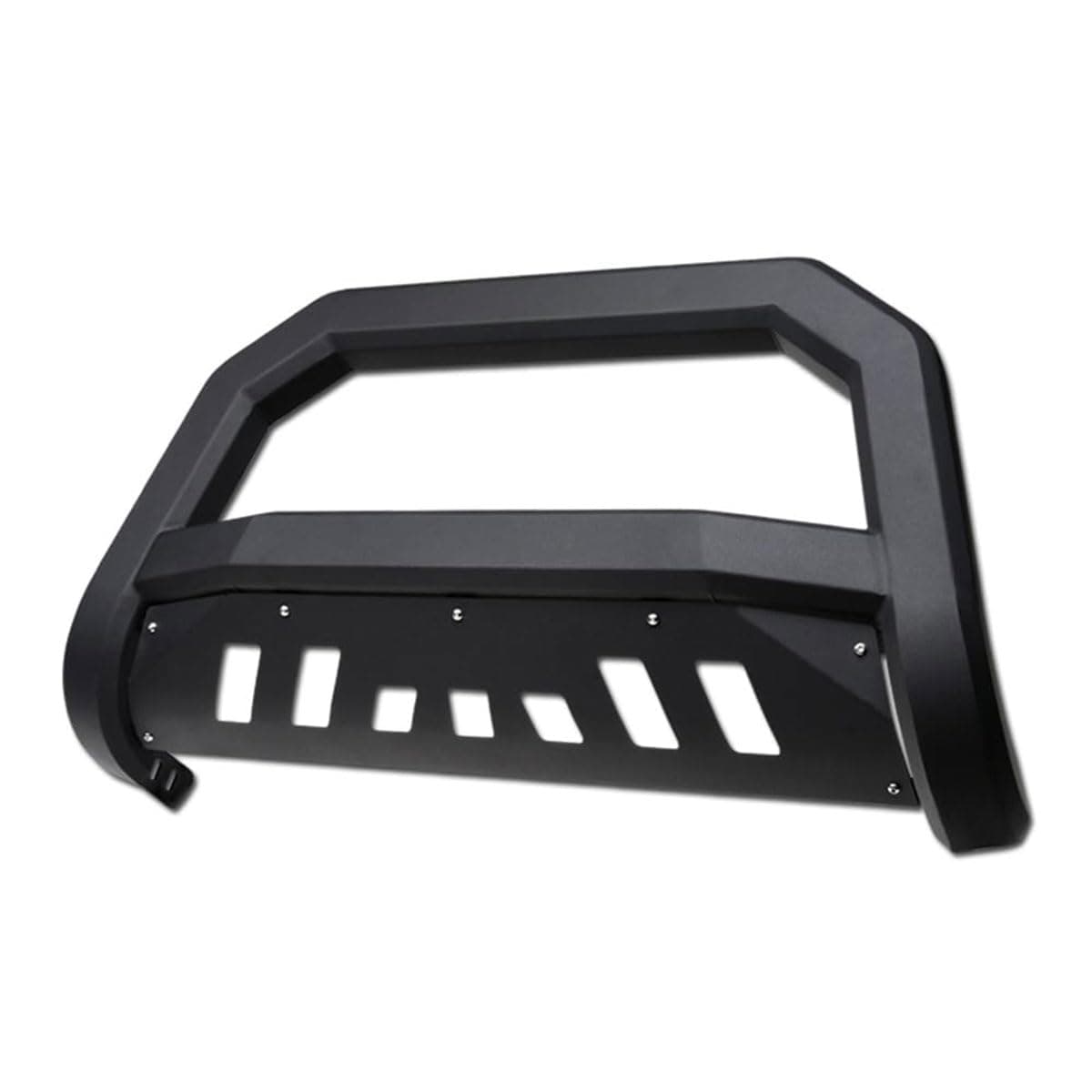 Matte Black Solid Edge Bold Bull Bar Brush Bumper Guard 11-13 Compatible with Durango/11+ Grand Cherokee