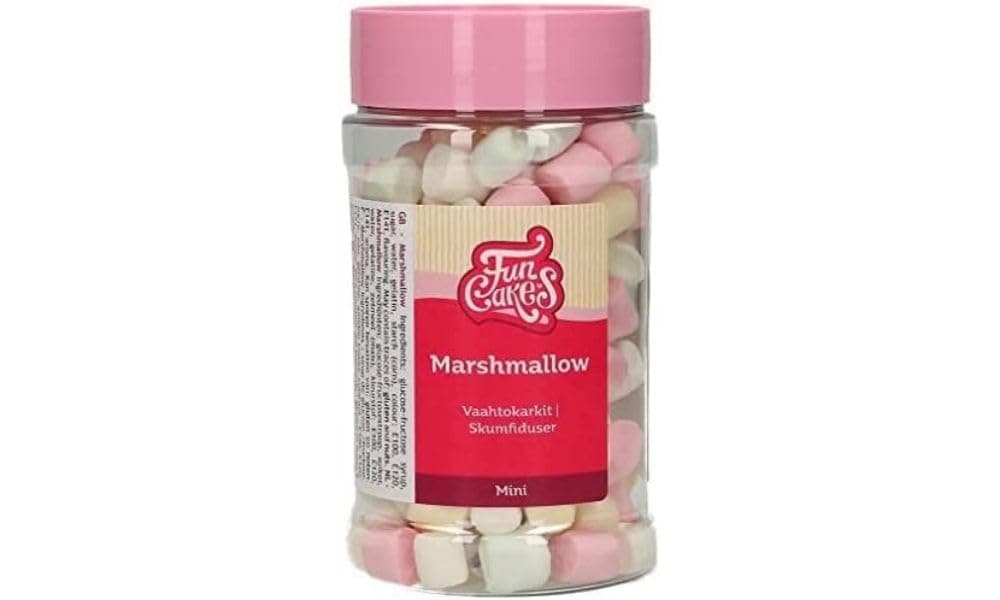 FunCakes Mini Marshmallows: Cake Sprinkles, Great Taste, Perfect for Cake Decorating, Cupcake Sprinkles. 50g.