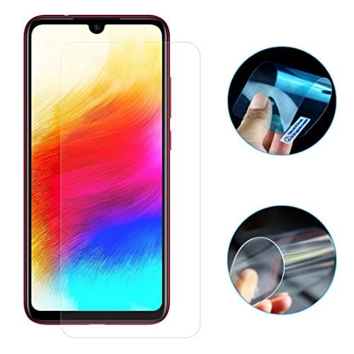 Jiangym Mobile Phone Screen Protector Hat-Prince HD Transparent Flexible Nano Explosion-Proof Membrane for Xiaomi Redmi Note 7 Screen Protector