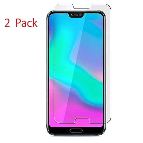 Huawei Honor 10 Screen Protector, Morimoku 9H Hardness HD Clear Bubble Free Installation High Responsivity Tempered Glass Screen Protector for Huawei Honor 10 Phone(Clear)(2pack