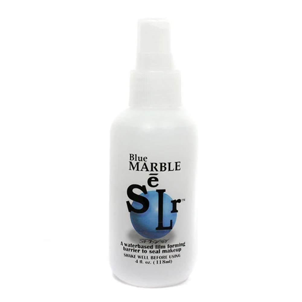 PPI Premiere Products Blue Marble Water Proof Makeup Setting Spray Sealer 4oz, Perfect for Special Effects, Halloween, and Theater Makeup, Made in the USA