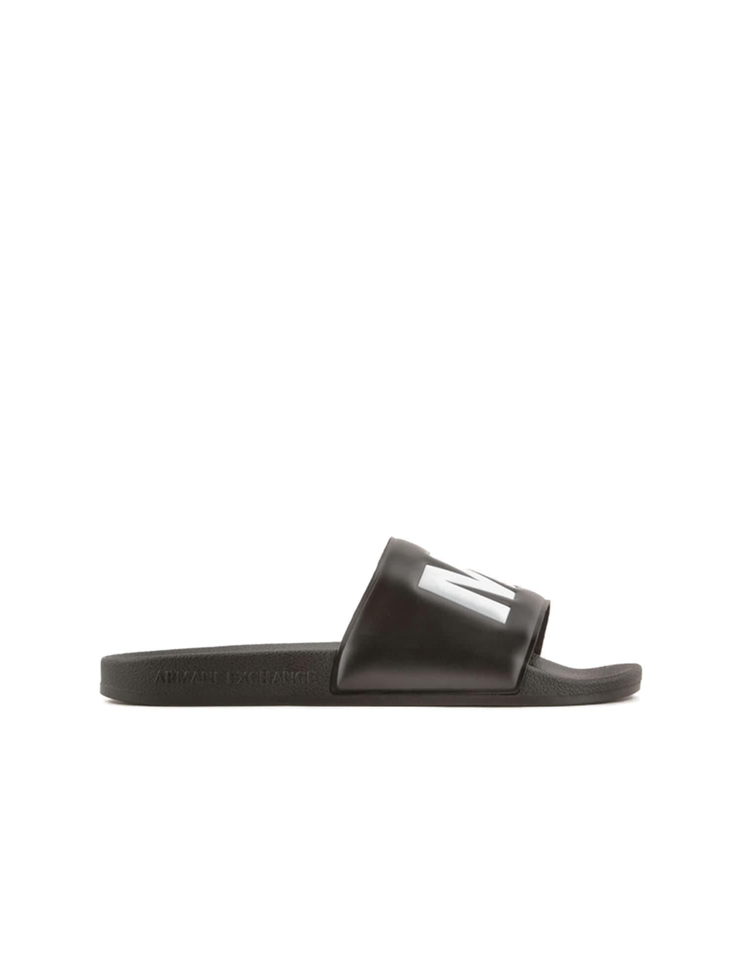 A|X Armani Exchange Logo Slide mens Slide Sandal
