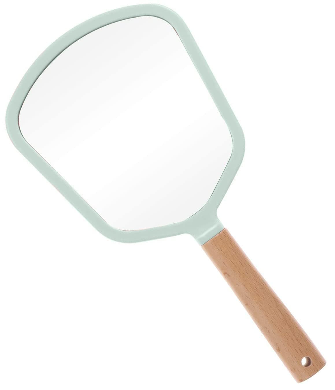 Makeup Mirror with Magnification, for Desk Make Up, Magnifying Hand Held Mirror (Sky Blue)