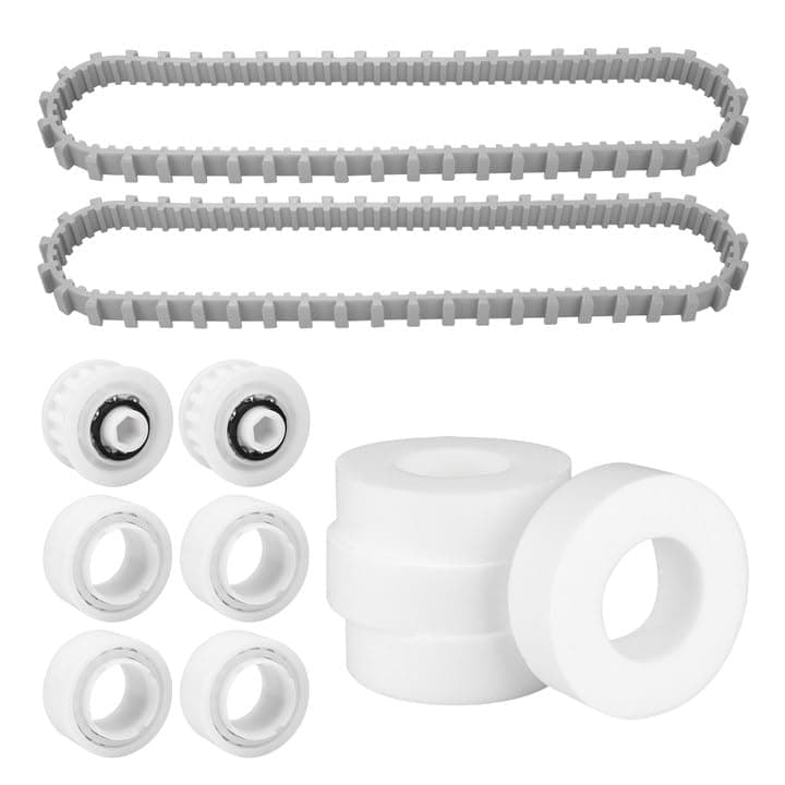 Pool Cleaner Accessories, The Climbing Ring Replacement 6101611-R4, Timing Track 9985006-R2 and 3884997-R6 Guide Wheels Pulley Gears Combo Kits for Maytronics Dolphin Nautilus cc Plus Parts