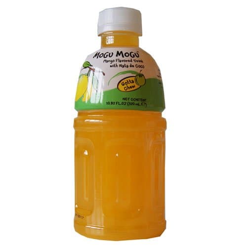 Mogu Mogu Mango Flavoured Drink with NATA de Coco - 24 x 320ml