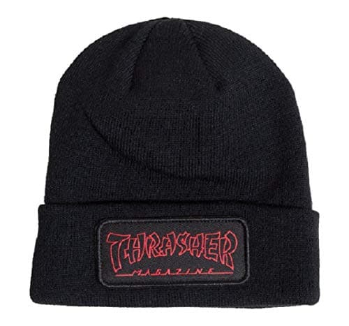 Thrasher China Banks Patch Beanie Black/Red