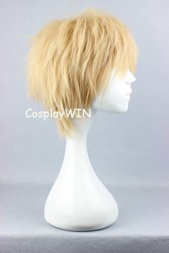 Noiz DRAMAtical Murder DMMD Mixed Yellow Layered Short Wig