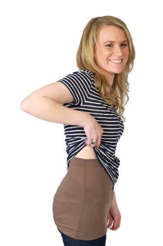 Blush Maternity, Nursing T-shirt Extender (Small, Tan)