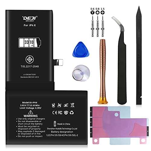 2200mAh High Capacity Battery for iPhone 6, DEJI Replacement Battery for iPhone 6 A1549 A1586 A1589 with Replacement Tool Kit and Instructions- 24 Months Warranty