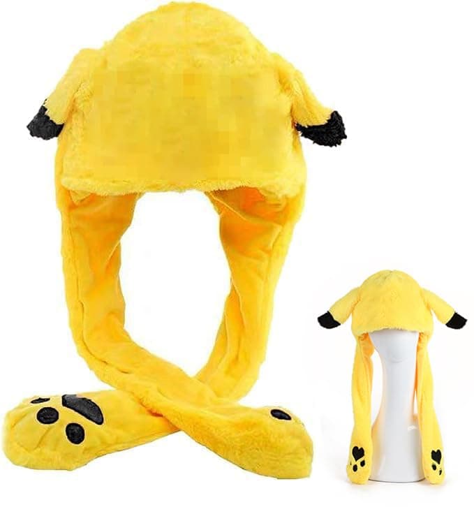 Funny Hat with Moving Ears, Cute Bunny Hat with Floppy Ears, Party Hat Moving Ears,for Parties, Gifts, Adults & Kids