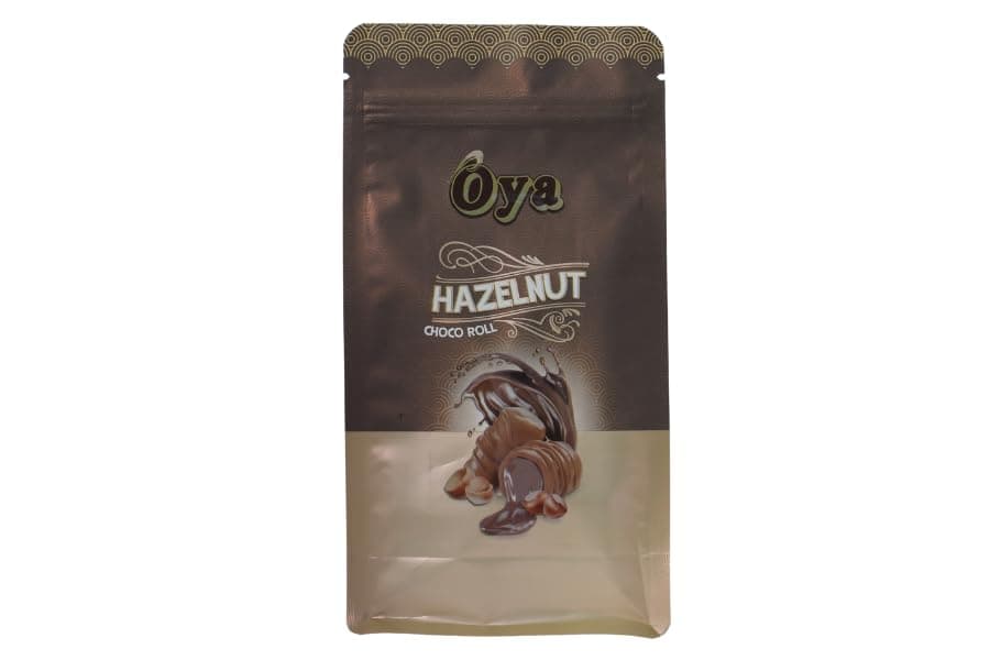 Oya Hazelnut Choco Roll 200 Gram | Diwali Gift Box | Classic Delicious Wafer Roll Sticks with Hazelnut Dry fruits and Cocoa Cream, Smooth Crunchy Snacks, Biscuits, Sweet Treats for Kids and Adults | A delicious snack for a cozy tea time or coffee break | The assorted set is perfect for parties, family gatherings, or as a sweet gift for someone special | A sweet gift for chocolate enthusiasts.Chocolate