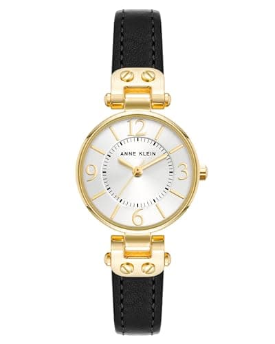 Anne Klein Women's Leather Strap Watch