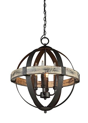 Artcraft LightingCastello 4-Light Mini Chandelier, Black