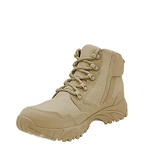 ALTAI 6" Tan Combat Side Zip Boot Model: MFM100-ZS Size 7