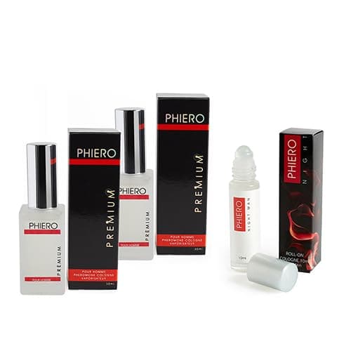 Pheromone - 2 Phiero Premium + Phiero Night Man: Pheromone perfumes for men