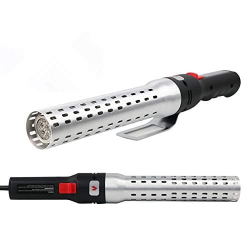 DDY Electric Charcoal Fire Starter, Igniter Grill Starter Super Quick BBQ Lighting Indoor or Outdoor Update for 60 Second Charcoal Lighter Blower Fireplace Campfire (Silver)