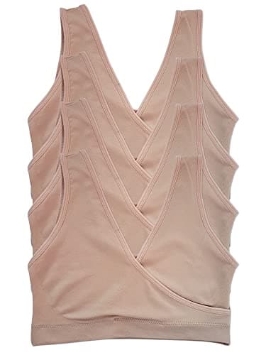 Caramel Cantina 4 Pack Nursing Maternity Women’s Sleep Comfort Bralette Bra