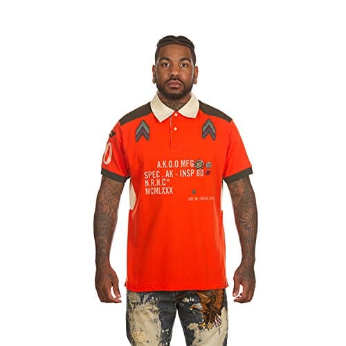 Akoo Conquer Short Sleeve Polo Spicy Orange 771-7300