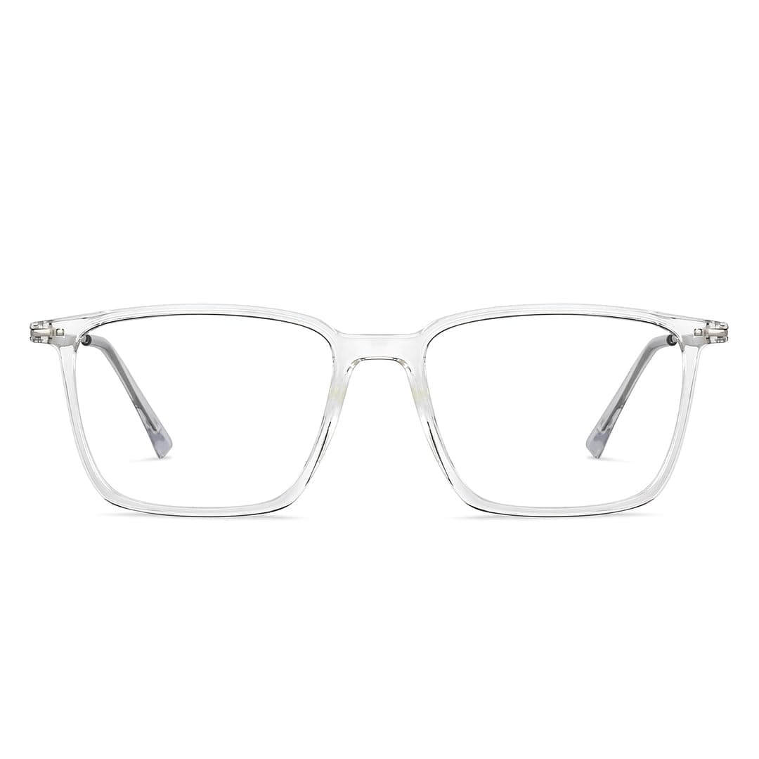 LENSKART BLU | Zero Power Blue Cut Computer Glasses | Anti Glare, Lightweight & Blocks Harmful Rays For Gamers | Gaming Glasses | 100% UV Protection | Full Rim Square | Unisex | Large