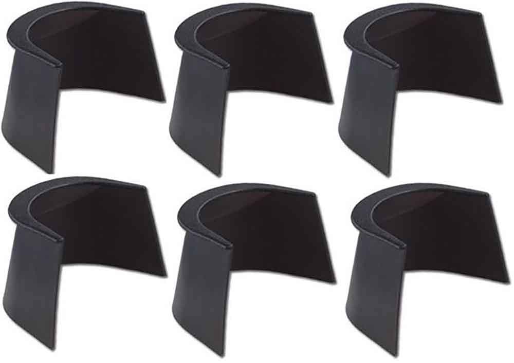 3-Inch/4-Inch Rubber Pocket Liner for Pool Table (Set of 6) (4-Inch)