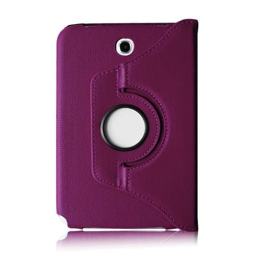 HJX Note 8.0 N5100 Purple 360 Degrees Rotating Case Cover (With Dual Auto Sleep/Wake Feature) for Samsung Galaxy Note 8.0 inch Tablet GT-N5100