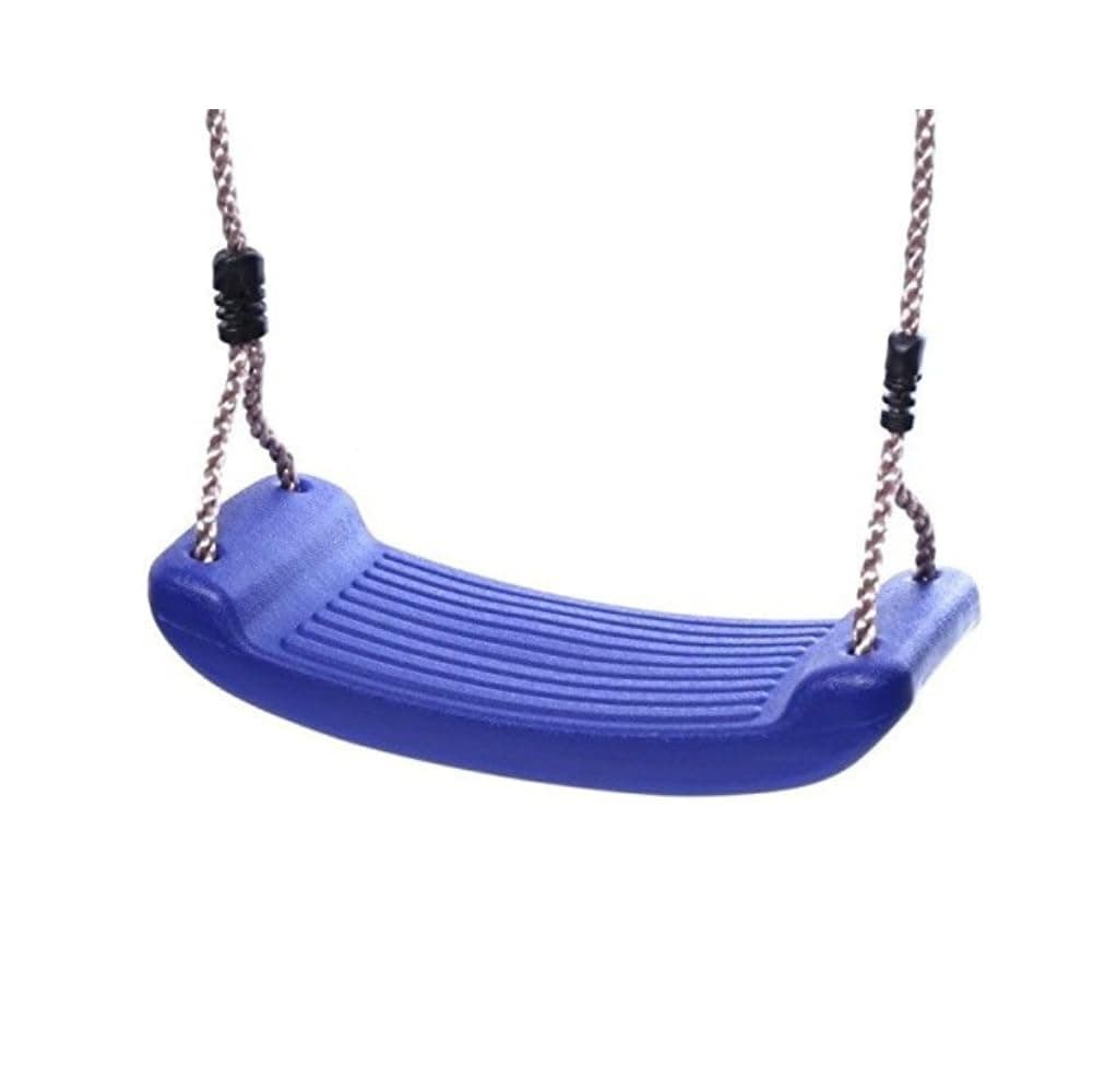 PLUSPOINT Plastic Swing Seat with Adjustable Rope, Swing for Kids Outdoor, Kids Tree Swing Seat, Swing Set Accessories for Outdoor Indoor, Tree, Backyard, Playground, Green