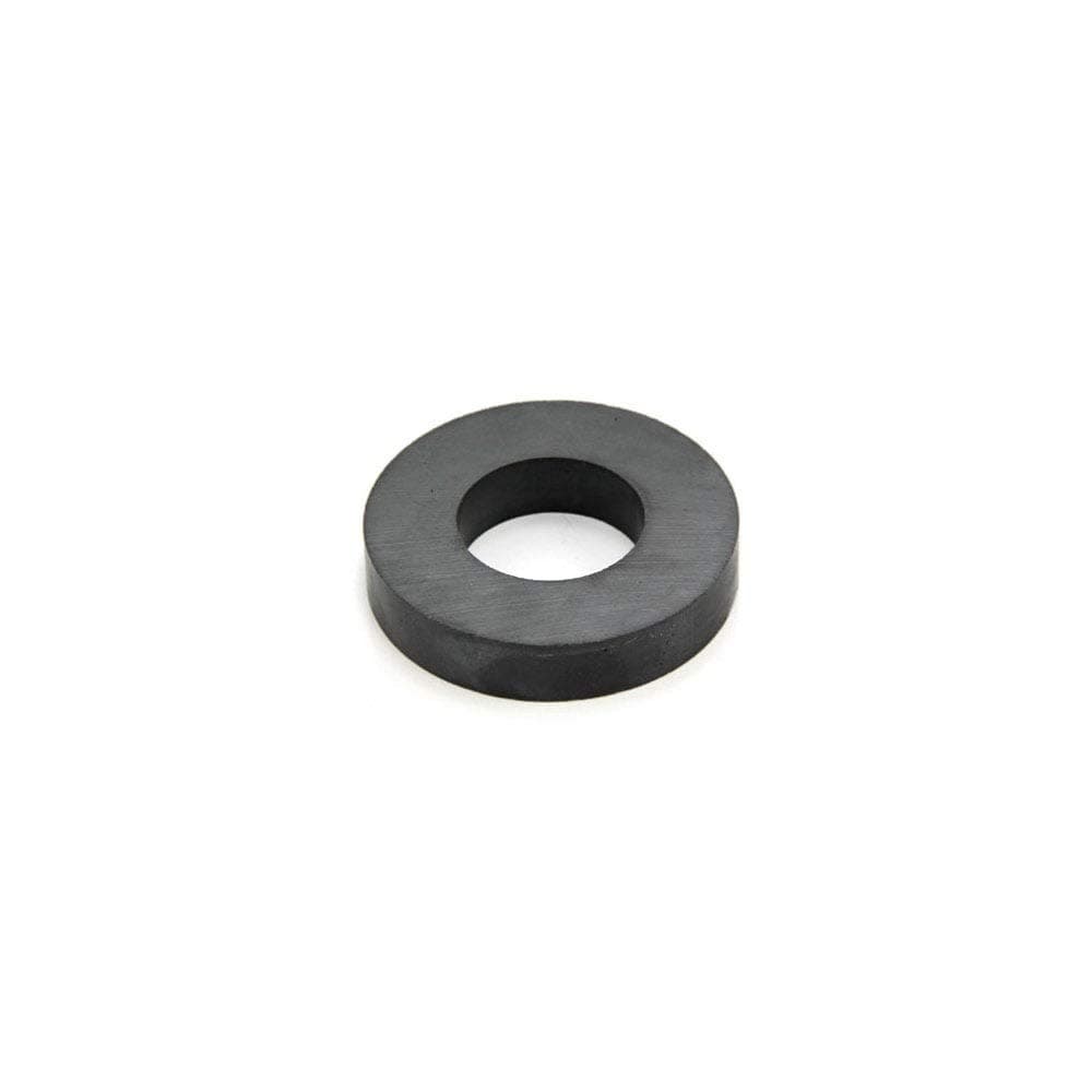 Y30BH Ferrite Ring Magnet for Arts, Crafts, Model Making, DIY and Hobbies - 60mm O.D. x 24mm I.D. x 8mm thick - 2.4kg Pull - Pack of 2