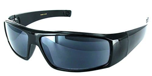 The Unisex Wrap Around Terminator Sun Reader Reading Glasses for Men and Women +3.00 Black (Carrying Case Included)