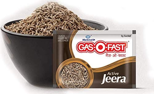 Gas-O-Fast Active Jeera (60), Seed, Pack Of 1