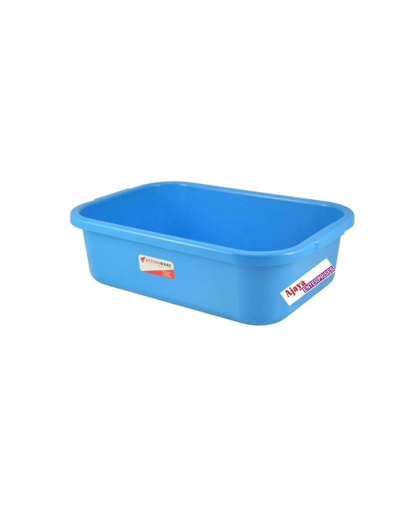 Actionware Multipurpose Plastic Big Tray, 56.5x36.5x16.5 cm (Blue)