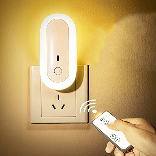 Remote Control Night Light for Kid's,Bedroom Bedside Plug in Lamp,baby sleep and feeding LED Lamp