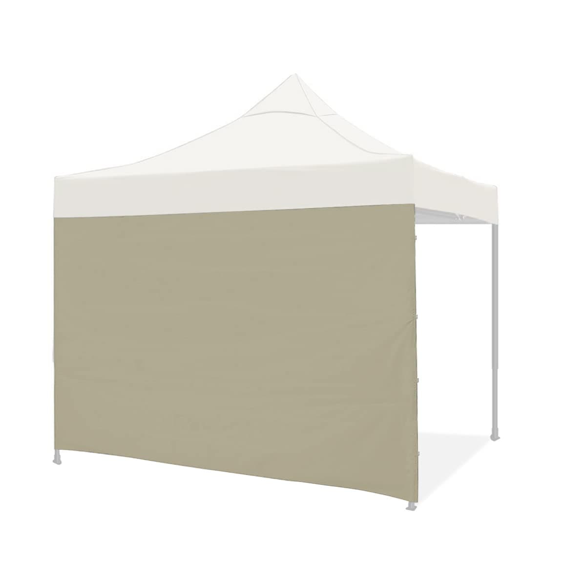 Gazebo Side Panel, Canopy Sidewall Panels, for 3x3M Straight Leg Gazebos Tent, Sunshade, Windproof and Give Privacy, 1 Pack Sidewall Only, Canopy Not Included, Beige