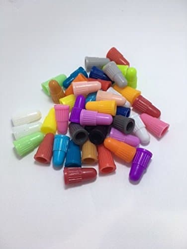 BCM Plastics 26 Bicycle Presta Valve Caps (26 Count Presta Cap Bag/Multi-Color)
