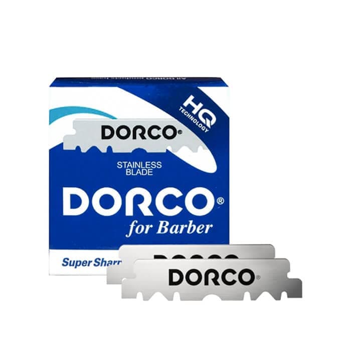 100 Premium Quality DORCO Single Edge Razor Blades - Ultra-Sharp, Long-Lasting, Professional Grade Shaving Blades - Professional Barbers' And Traditional Shaving Enthusiasts' Choice - Pack of 100