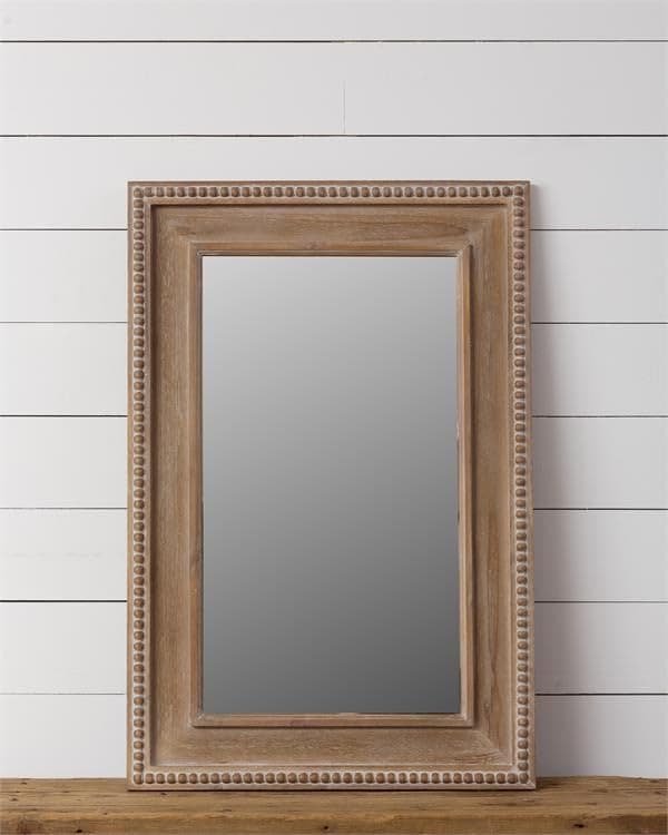 Adeez Gallery Wood Wall Mirror Frame Size (24x36) Only Frame with Out Glass Colour Antique Brown Solid Wood Frame Modern Deep Wooden