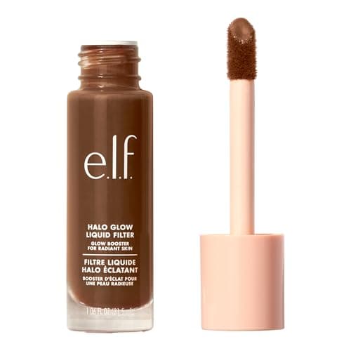 e.l.f. Halo Glow Liquid Filter, Complexion Booster For A Glowing, Soft-Focus Look, Infused With Hyaluronic Acid, Vegan & Cruelty-Free, 8.5 Rich