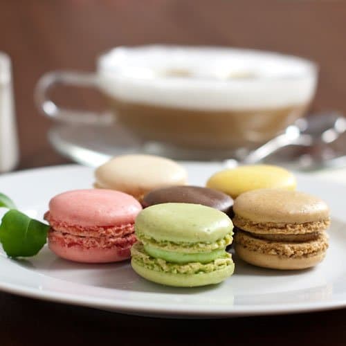 French Almond Macarons - 12 pc box