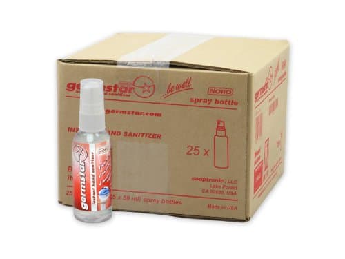 Germstar ONE 2oz. Hand Sanitizer Spray Bottles (25/case)