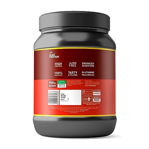 RiteBite Max Protein Whey Protein Irish Chocolate 1Kg| 30 Servings| DigeZyme for Enhanced Digestion | 24g Protein | 5.2g BCAAs | Zero Added Sugar | For Adults (Men & Women) | High Protein| Gluten Free| 100% Vegetarian