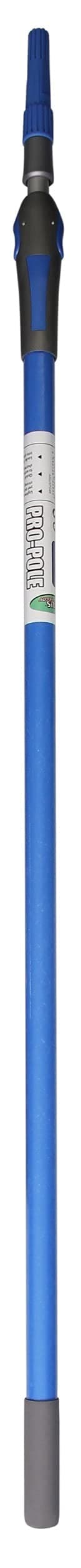 Axus Decor Extendable Paint Roller Pole - Long, 135cm to 243cm - Paint Roller Pole With Universal Thread or Adaptor - Durable & Non-Slip Grip, For Wall Ceiling Painting & Window Cleaning
