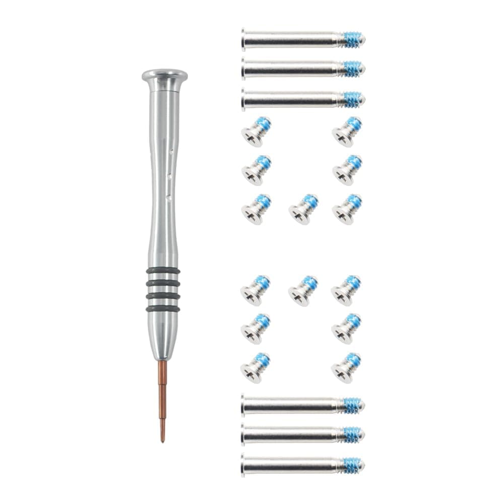 2 Sets Replacement Screws with Screwdriver for MacBook Pro 13" 15" 17" A1278 A1286 A1297 2009-2012, Unibody Bottom Case Cover Phillips Repair