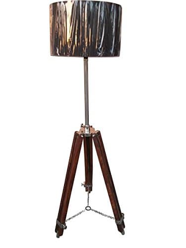 Nautical Hub Rustic Handmade Tripod Floor Lamp Modern Designer Classic