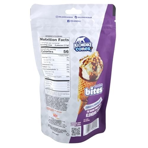 Klondike Cones Chocolate Bites Waffle 120G