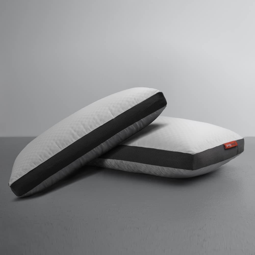 Microfiber Pillow (21 x 17 Inch, White) Pack of 2, Balanced Softness & Support, Comfortable Head & Neck Pillow, Plush Fiber Filling, Breathable Fabric